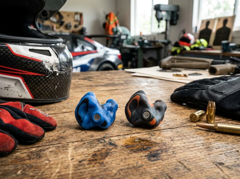 motorsport and shooter earplugs
