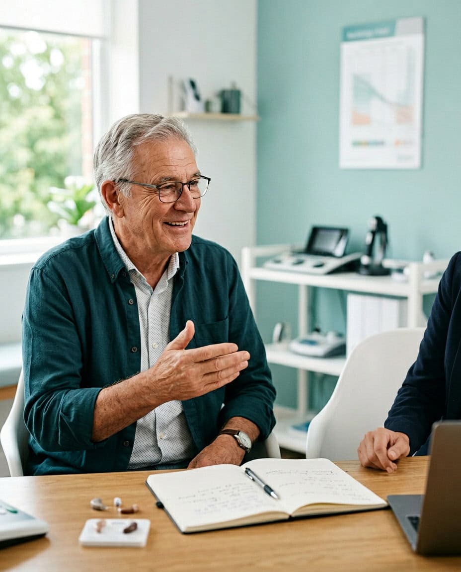 patient audiologist consultation precision hearing sydney